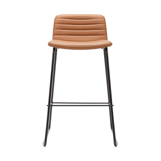 Pixel Counter Stool - 630H Hire in black - alternate view