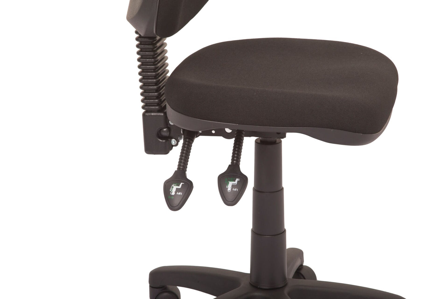 EC070CH high back ergo operator chair adjustment detail for task chair hire