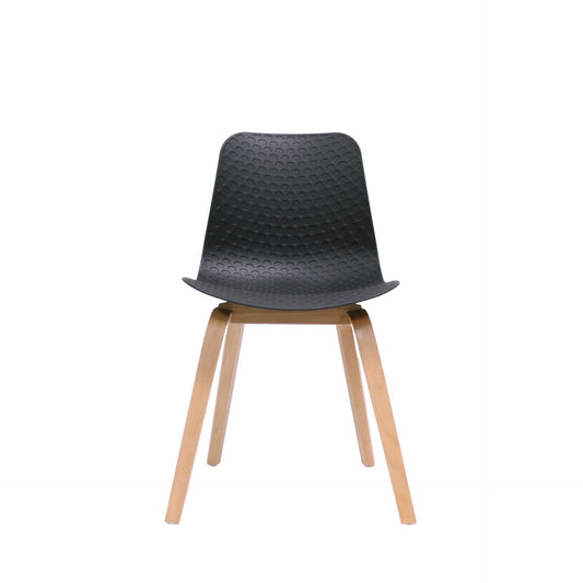 Lucid Chair Hire in beech - front view