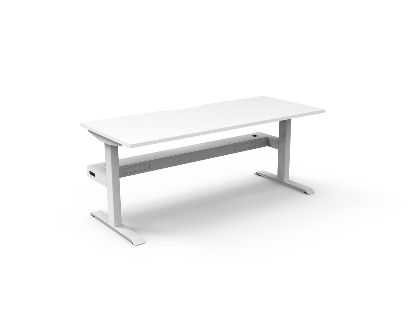 Boost Static Single Sided Workstation detail view for commercial desk hire