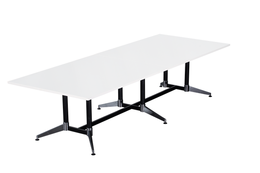 Typhoon Meeting Table in Natural White finish