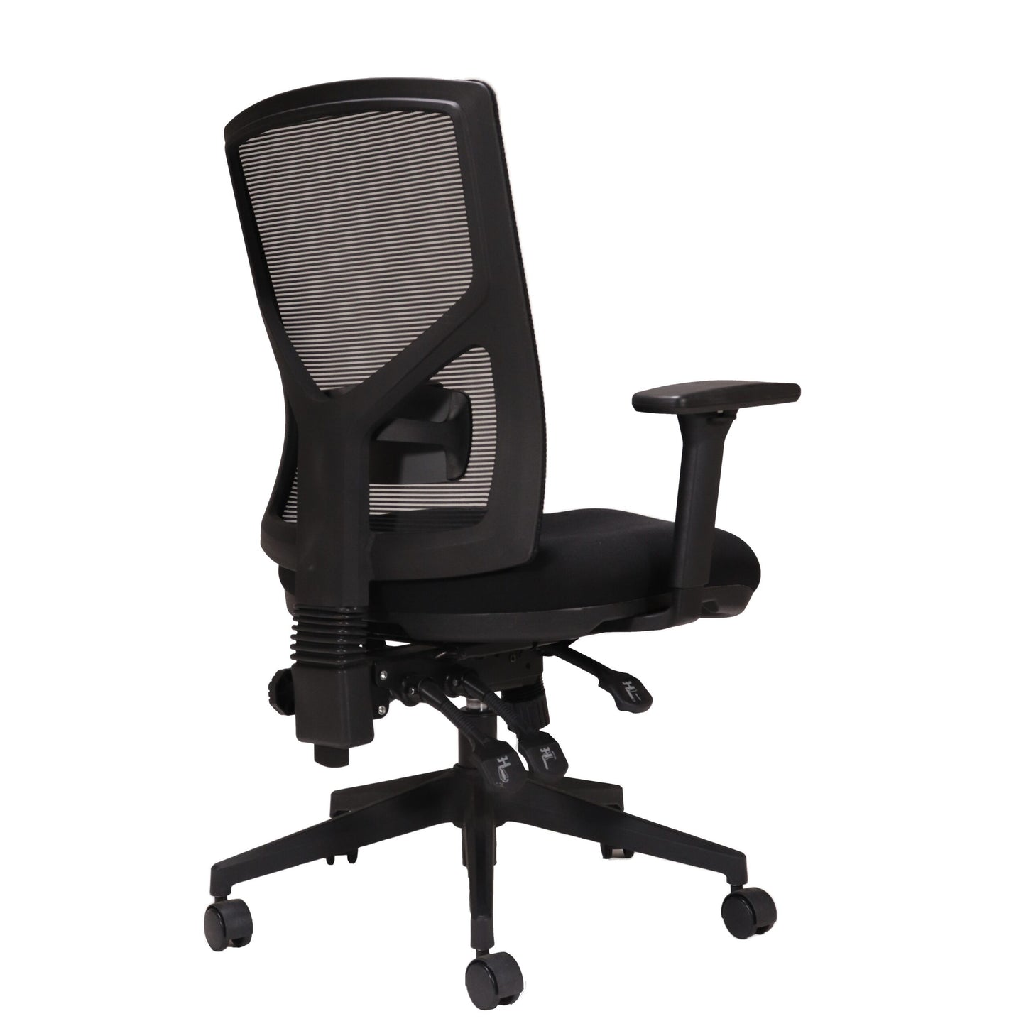 Breeze chair five star base detail for office furniture hire