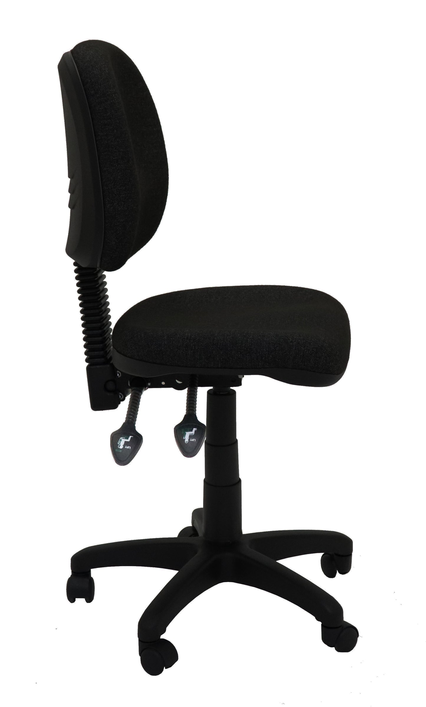 EC070BM operator chair adjustment detail for office furniture hire
