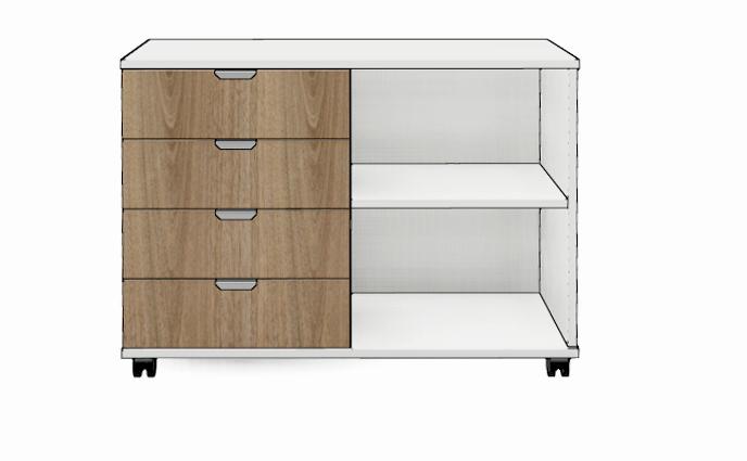 MOBILE PEDESTAL OPEN UNIT