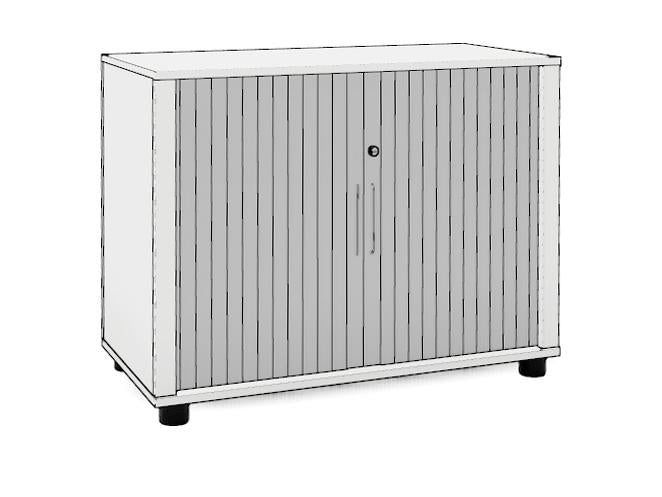 TAMBOUR DOOR CREDENZA
