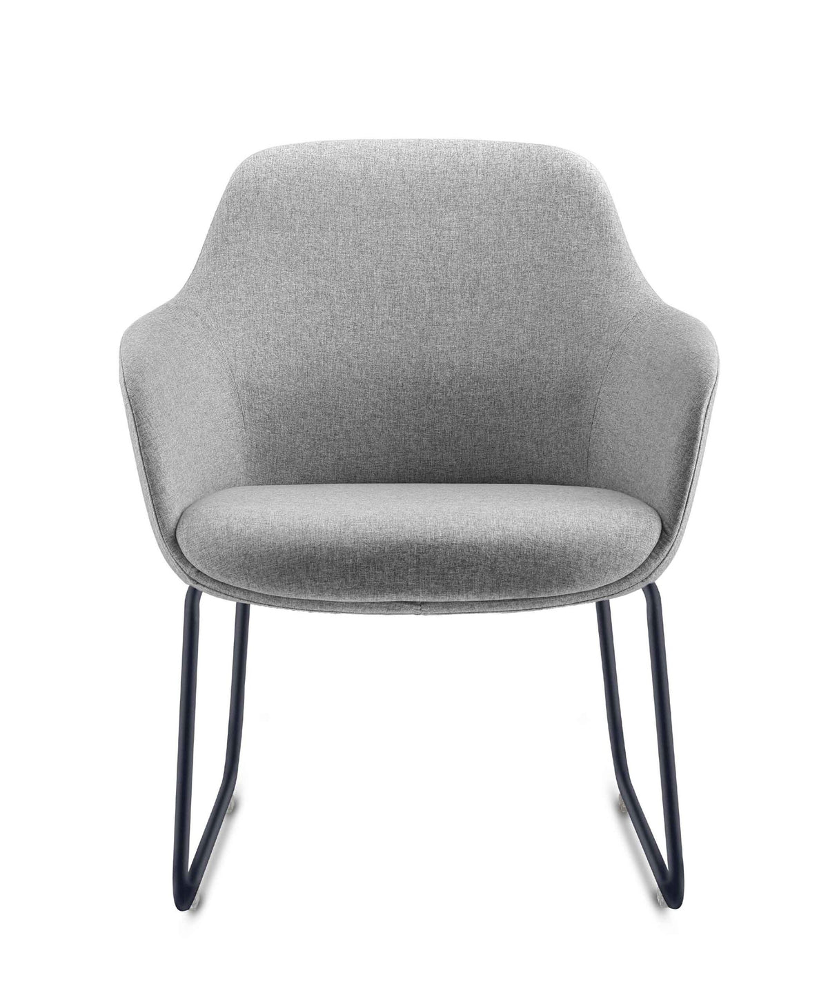 Aspen Sled Tub Chair Hire in black - primary view