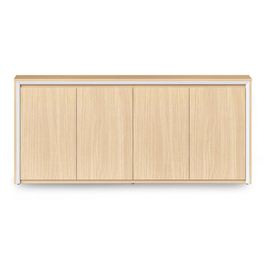 Casa Swing Door Cupboard Hire in natural oak - primary view