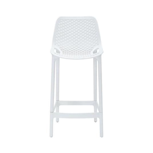 Cast Stool - 650H Hire in white - alternate view