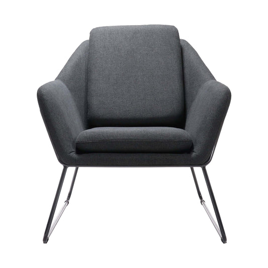 Cardinal Single Seater Arm Chair Hire in charcoal - primary view