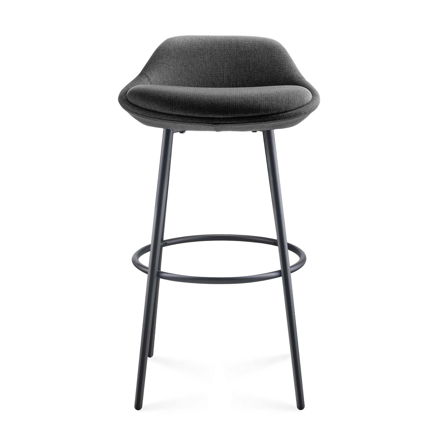 Eros Bar Stool Charcoal 457 Fabric primary view for office furniture hire