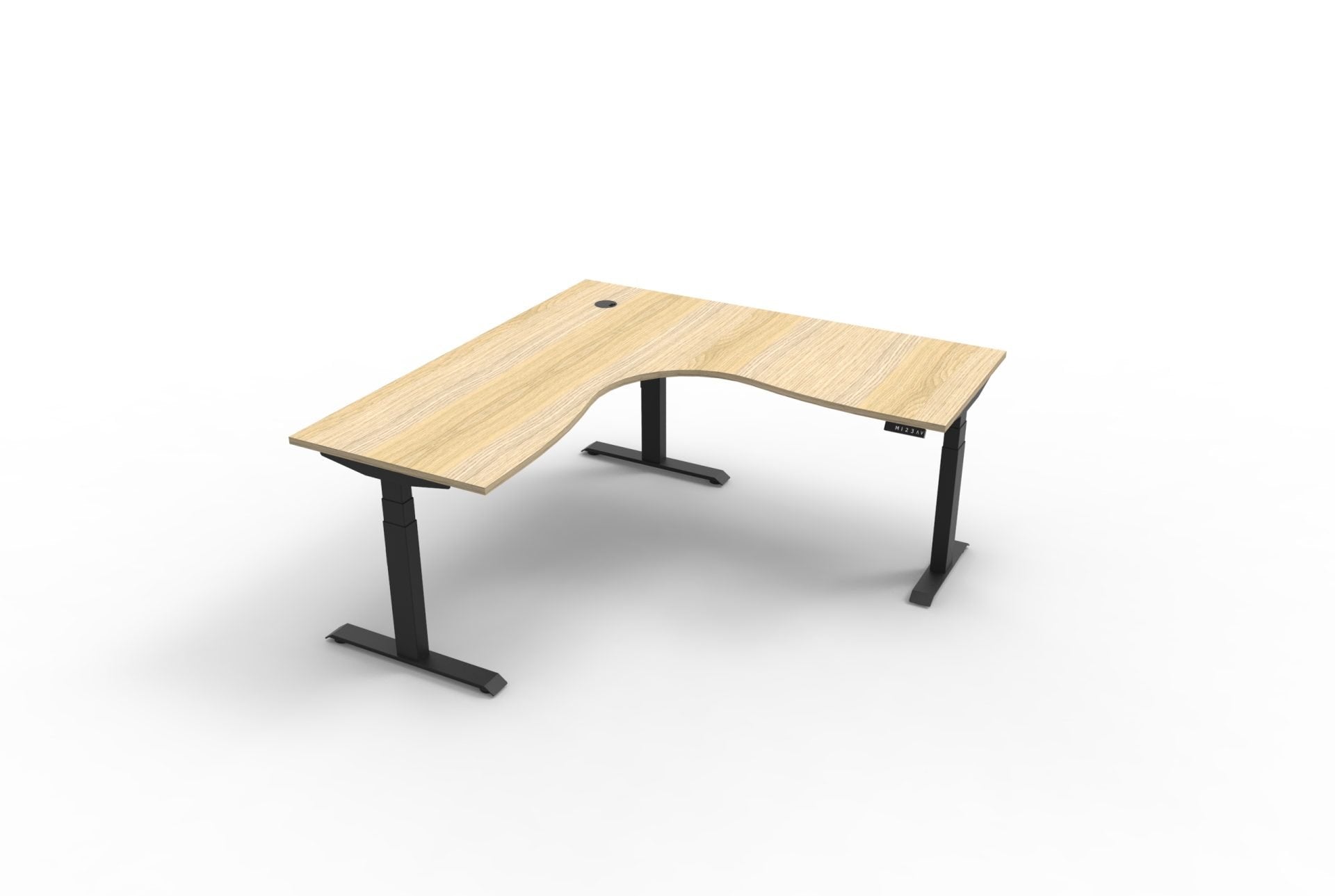Boost+ Corner Workstation product view for office furniture hire
