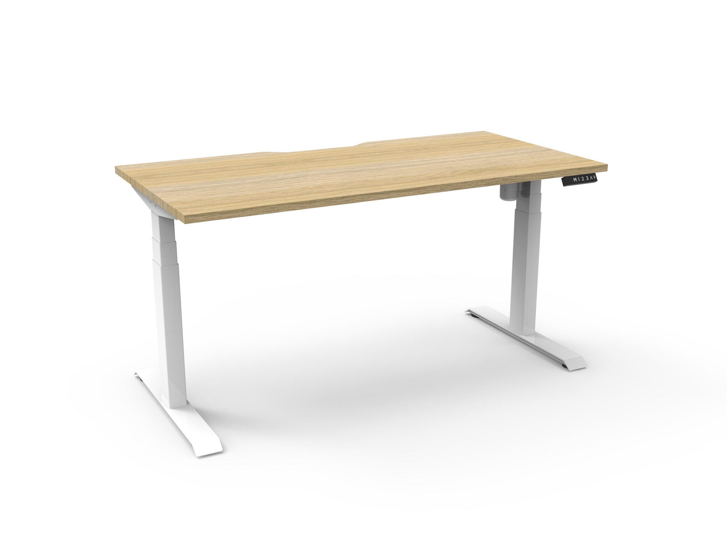 Boost Light Single Sided Workstation detail view for commercial desk hire