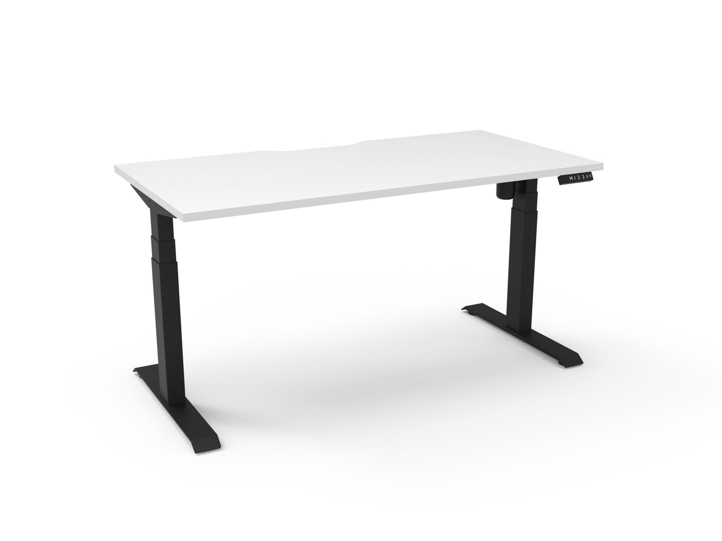 Boost Light Single Sided Workstation detail view for commercial desk hire