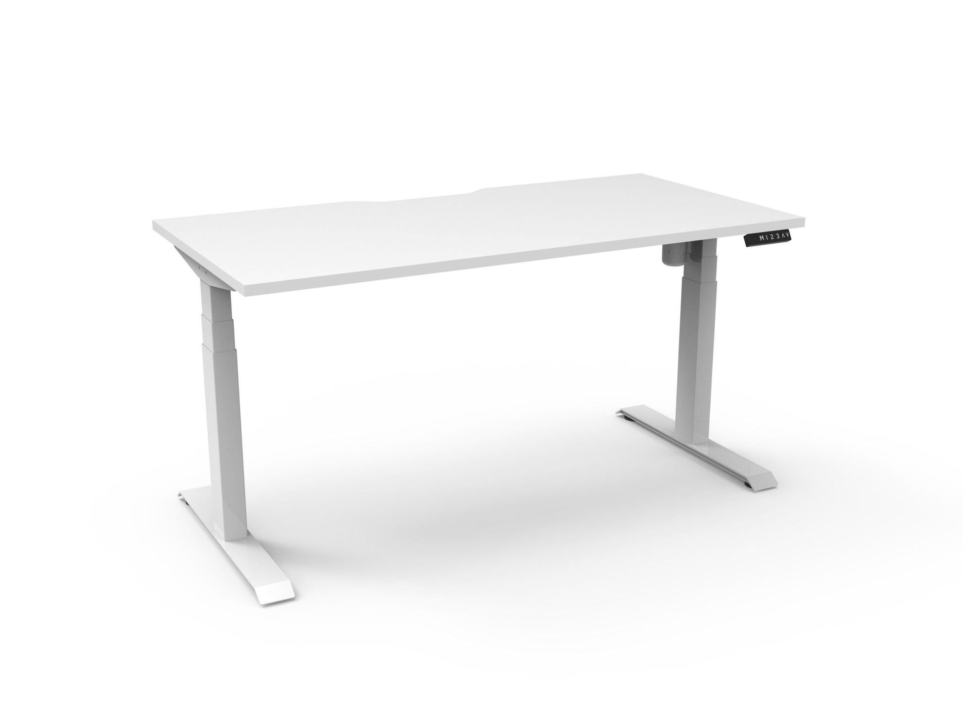 Boost Light Single Sided Workstation detail view for commercial desk hire