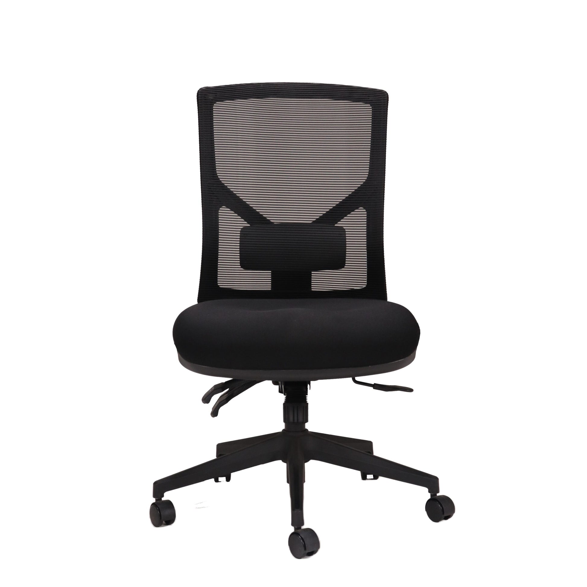 Breeze black mesh operator chair for office furniture hire