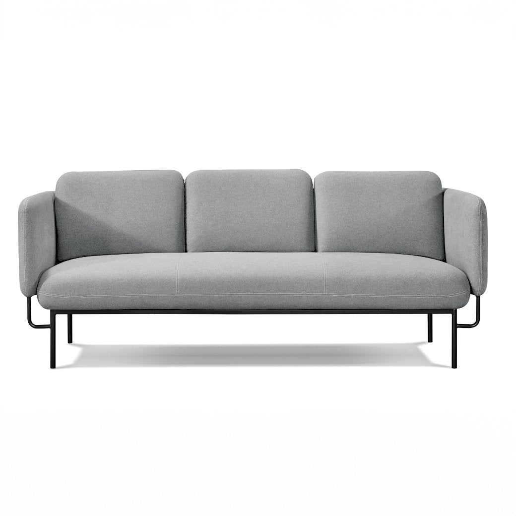 Capri 3 Seater Lounge in light grey commercial fabric