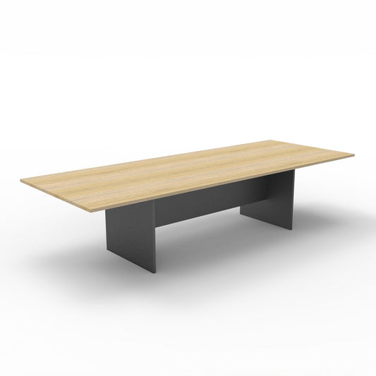 Rapid Worker Meeting & Boardroom Table Hire in natural oak - primary view