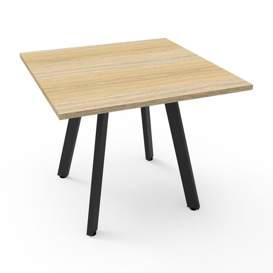 Eternity Meeting Table Square Hire in natural oak - primary view
