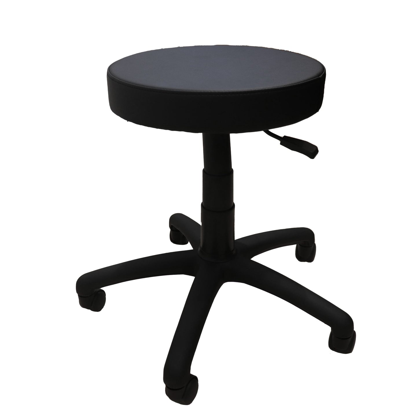 DS Desk Height Stool black data stool for office furniture hire
