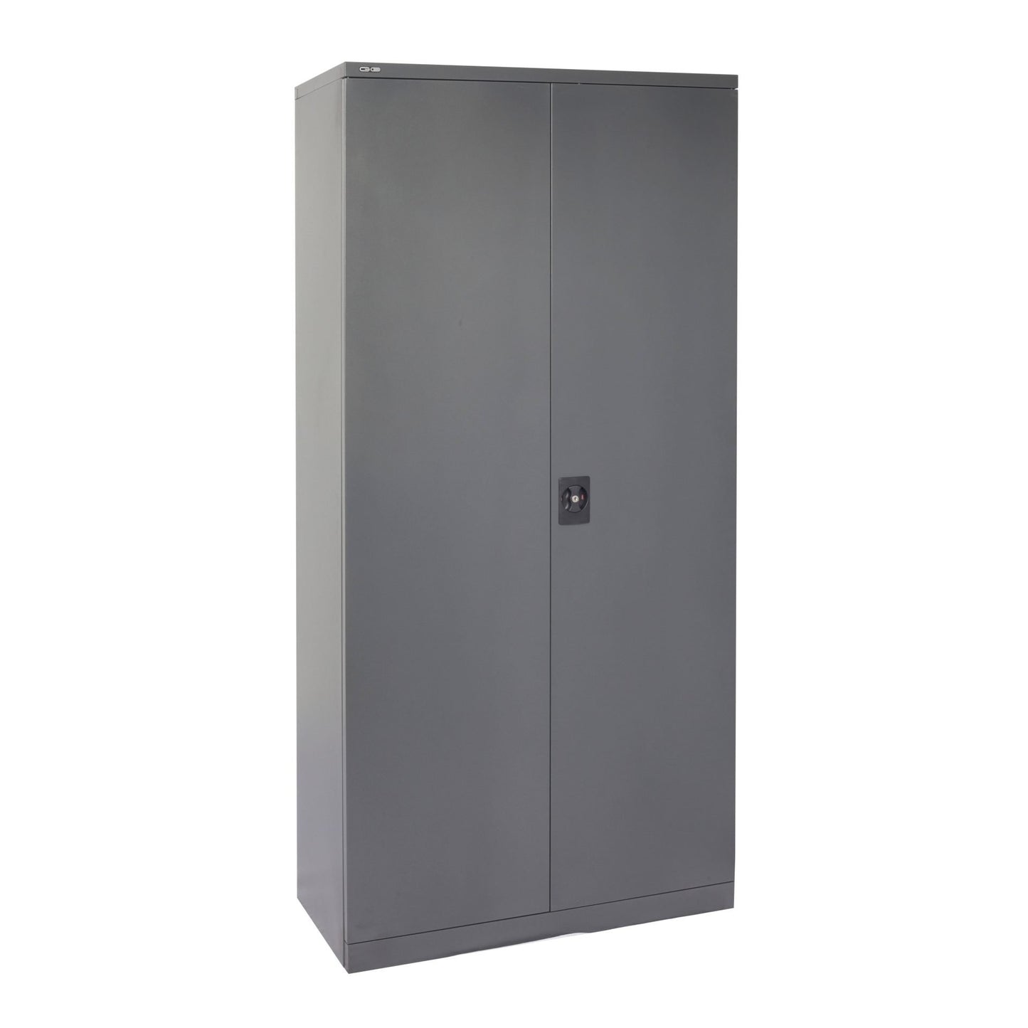 GO Swing Door Cupboard 2000mm H x 910mm W x 450mm D / Graphite Ripple product view for office furniture hire