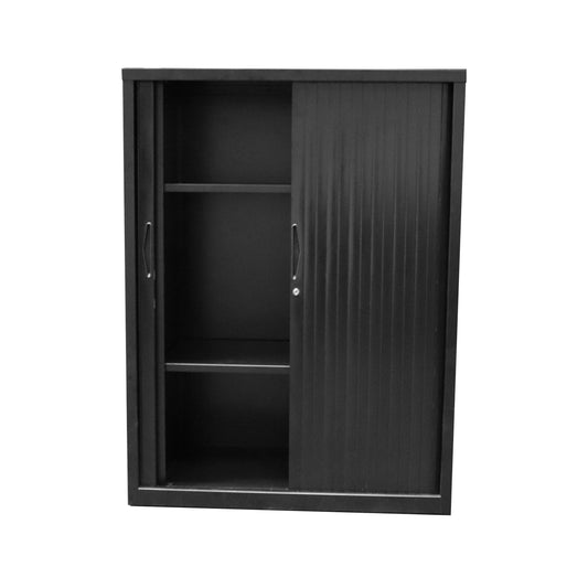 GO Tambour Door Cupboard 1200mm W Hire in black - primary view