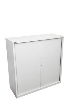 GO Tambour Door Cupboard 900mm W product view for office furniture hire