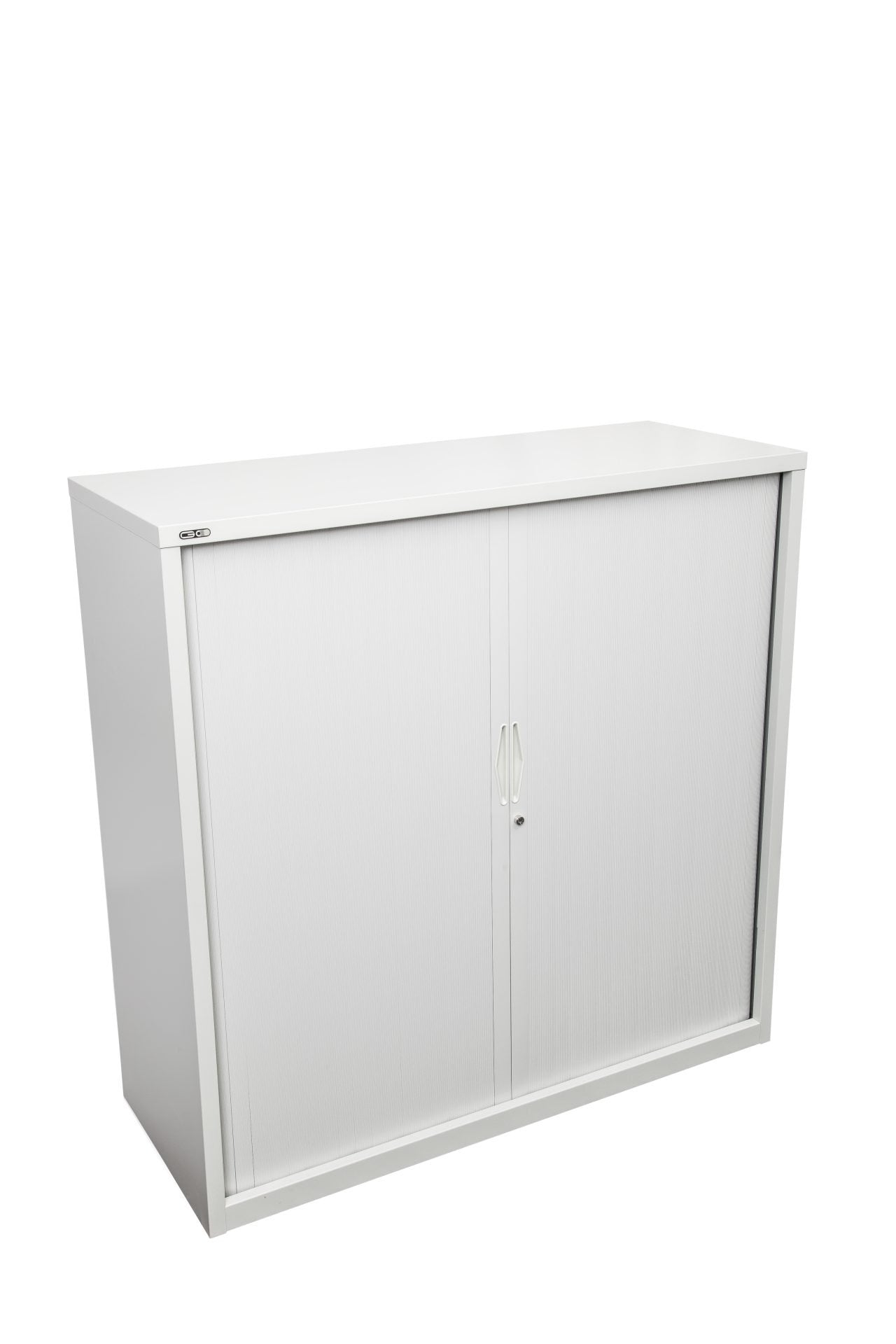 GO Tambour Door Cupboard 900mm W product view for office furniture hire