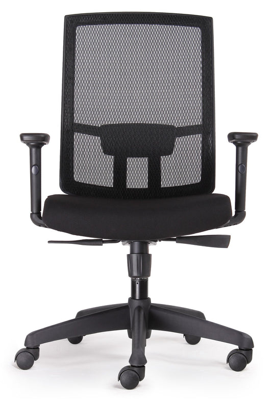 KAL Task High Back ProMesh Chair in black for commercial office hire