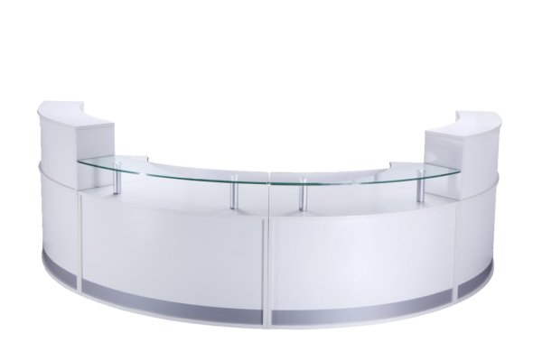 Modular Reception Counter product view for office furniture hire