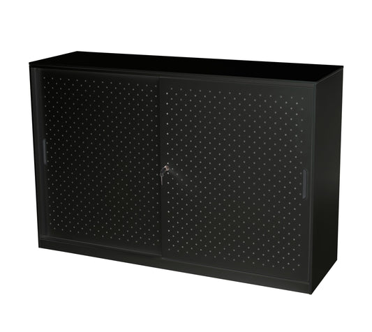 GO Tambour Door Cupboard 1530mm W Hire in black - primary view