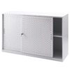 GO Tambour Door Cupboard 1530mm W product view for office furniture hire