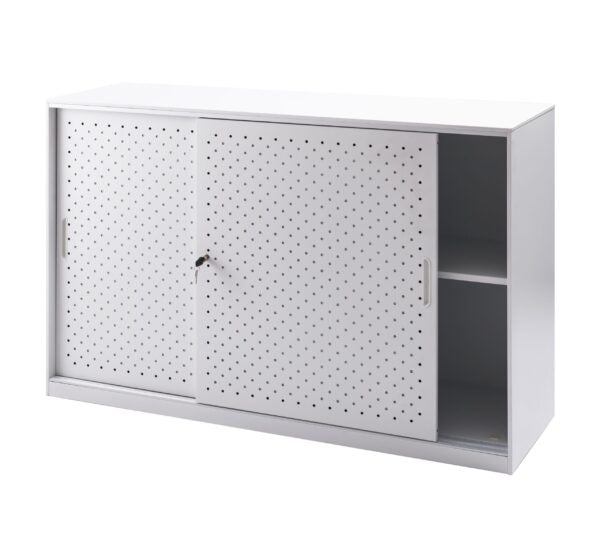 GO Tambour Door Cupboard 1530mm W product view for office furniture hire