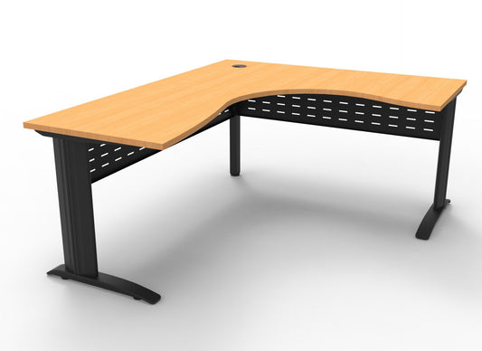 Rapid Span Corner Workstation Hire - front view