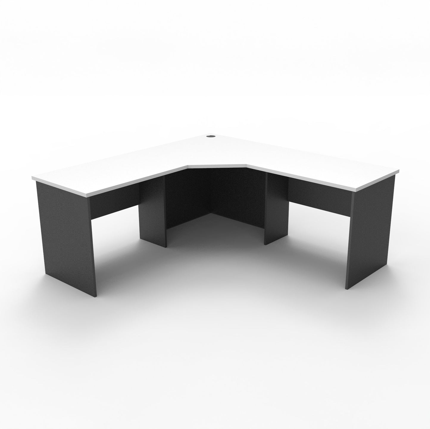 Rapid Worker Corner Workstation product view for office furniture hire