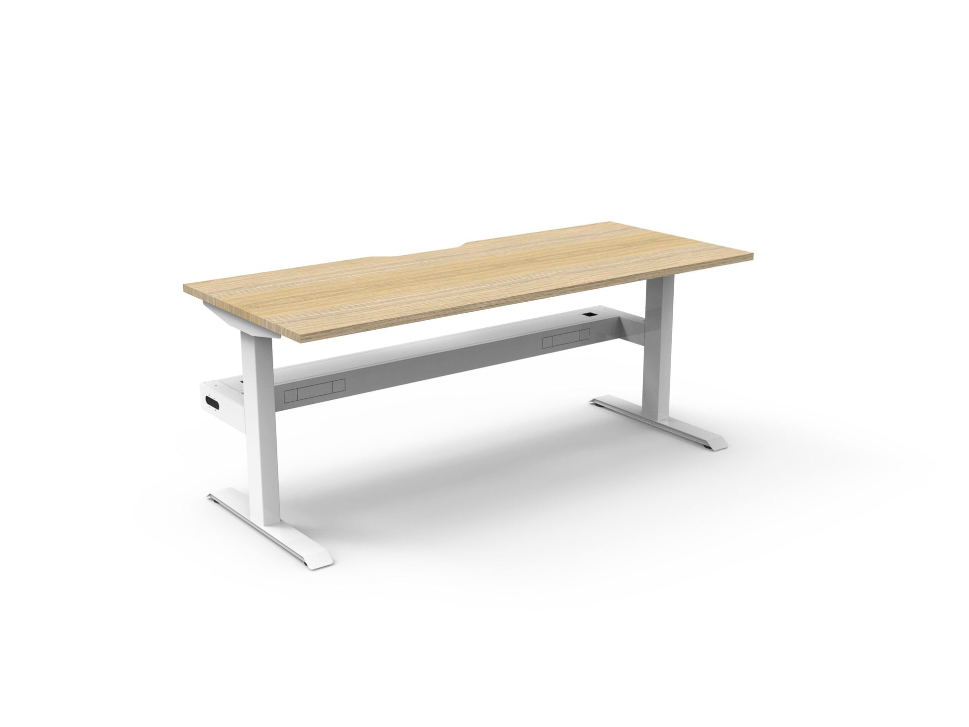 Boost Static Single Sided Workstation detail view for commercial desk hire