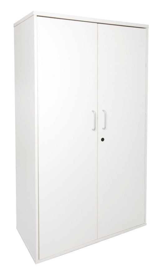 Rapid Span Storage Cupboard Hire in natural white - front view
