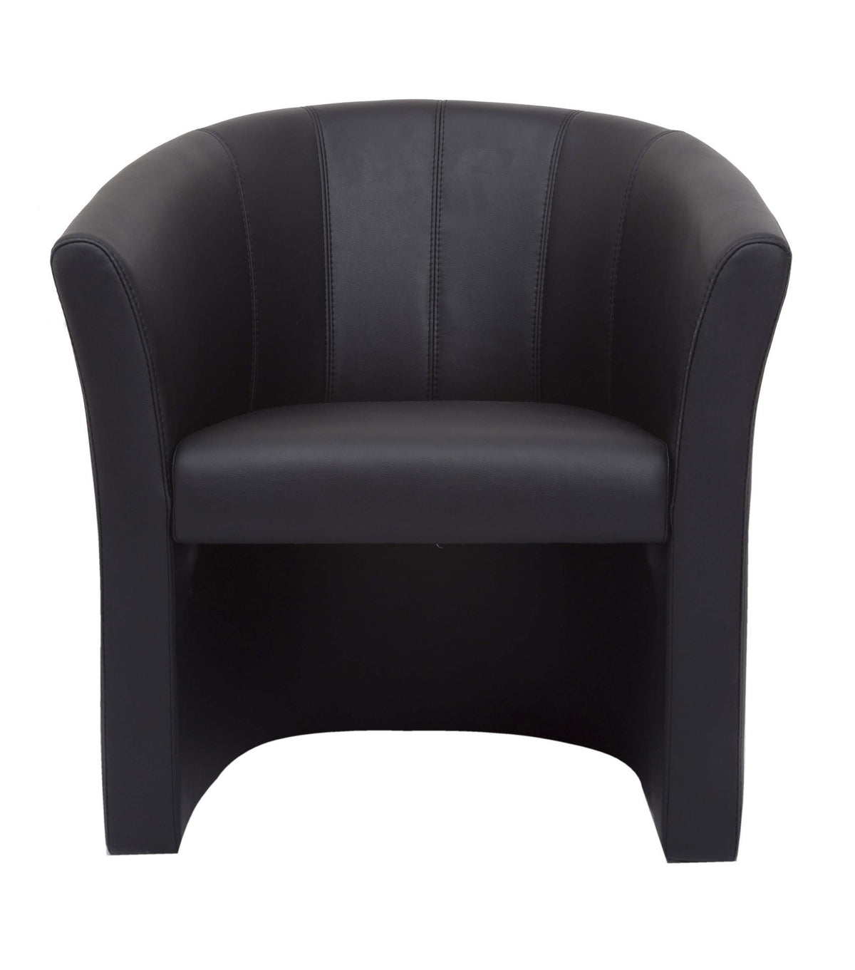 Space Single Executive Tub Chair Hire in black - primary view