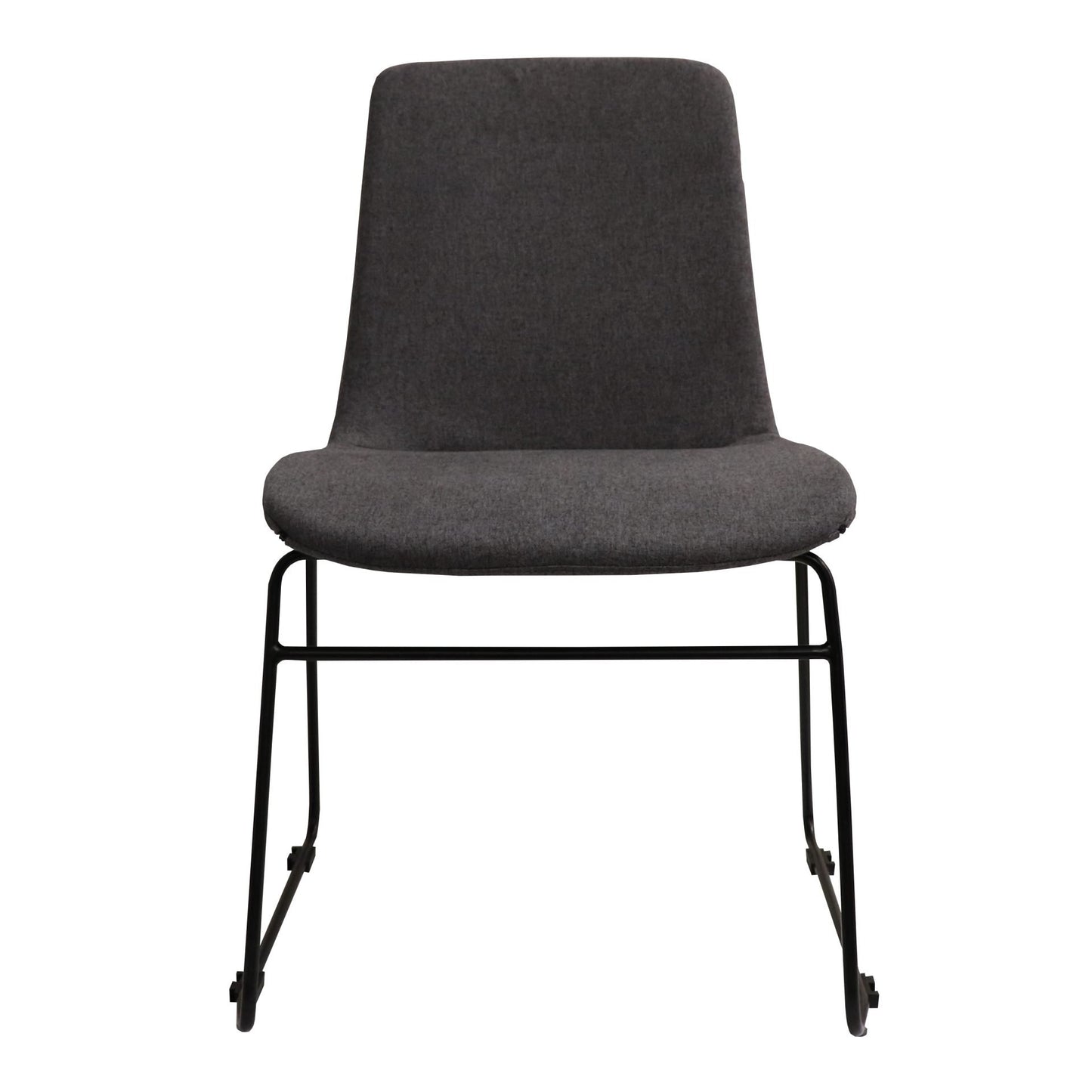Tempo Visitor Chair Grey Fabric product view for office furniture hire