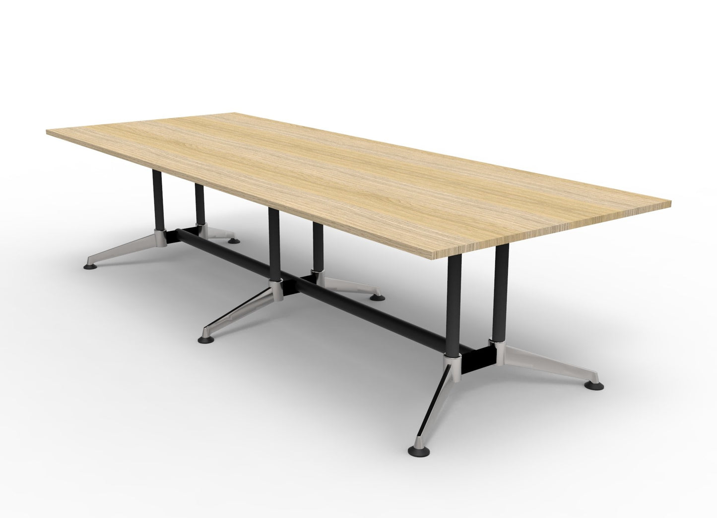 Large Typhoon Meeting and Boardroom Table in Natural Oak finish