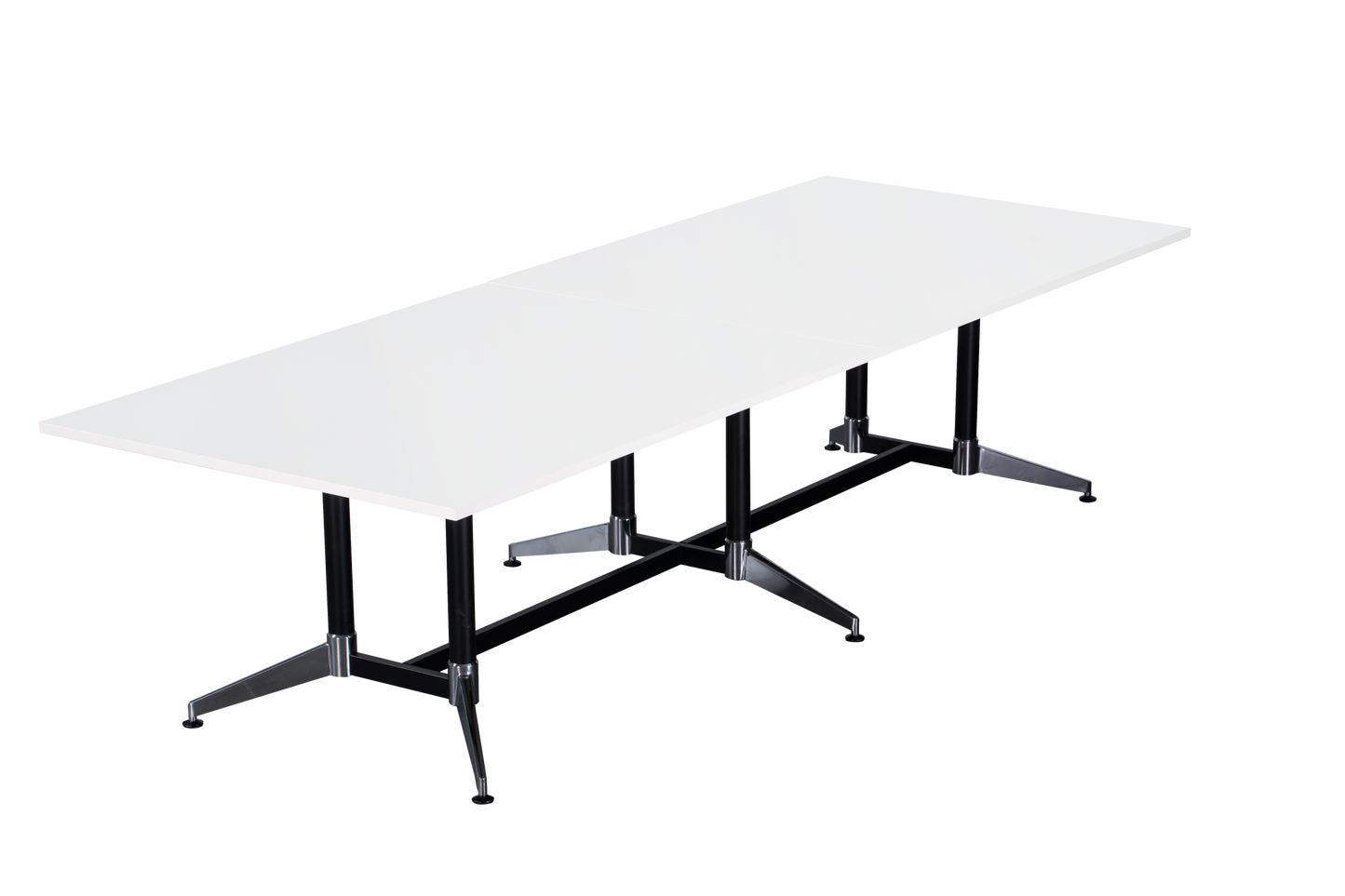 Typhoon Meeting Table in Natural White finish