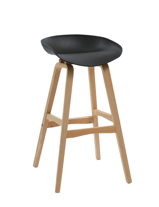 Virgo Stool Hire in black - primary view