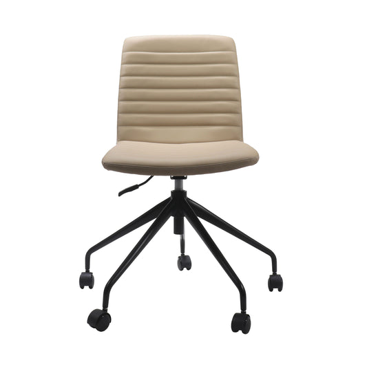 Pixel Swivel 5 Star Base Chair Hire in black - primary view