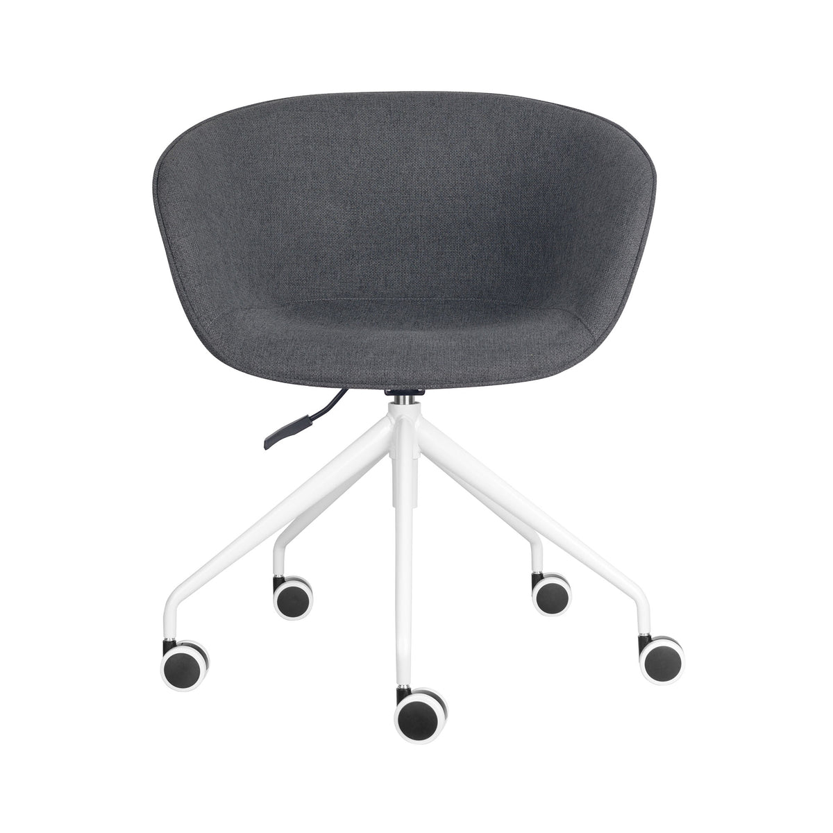 Pixel Tub Chair On 5 Star Base Hire in white - alternate view
