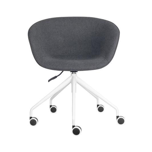 Pixel Tub Chair On 5 Star Base Hire in white - alternate view