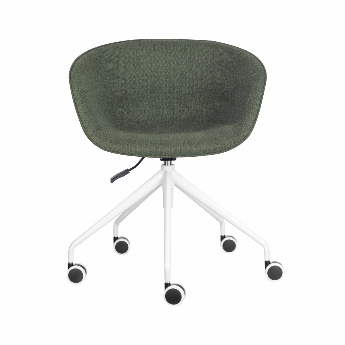 Pixel Tub Chair On 5 Star Base Hire in white - alternate view