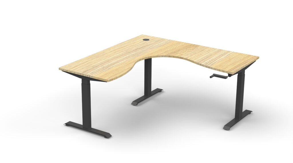 Boost Crank Corner Workstation product view for office furniture hire