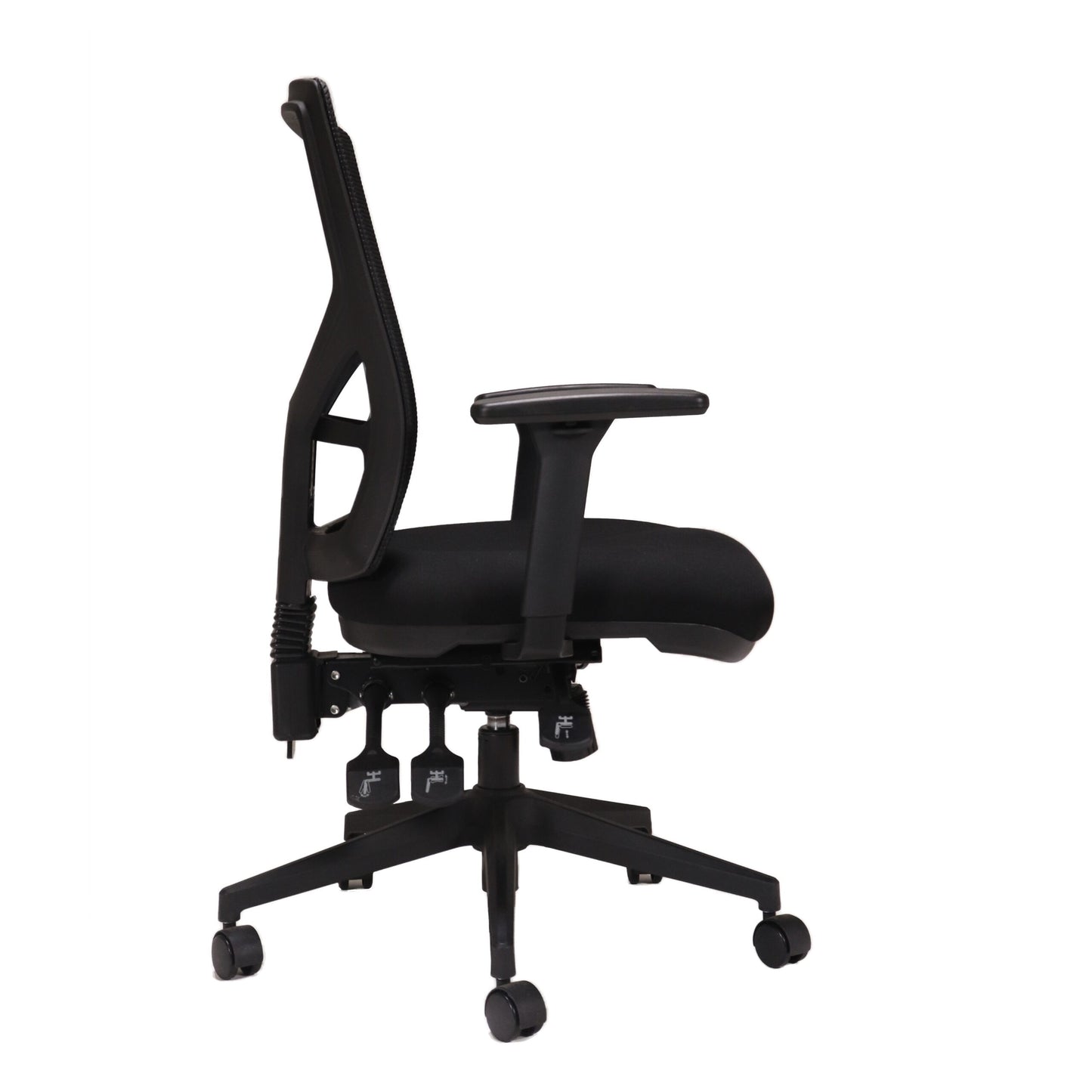 Breeze mesh chair adjustment detail for task chair hire