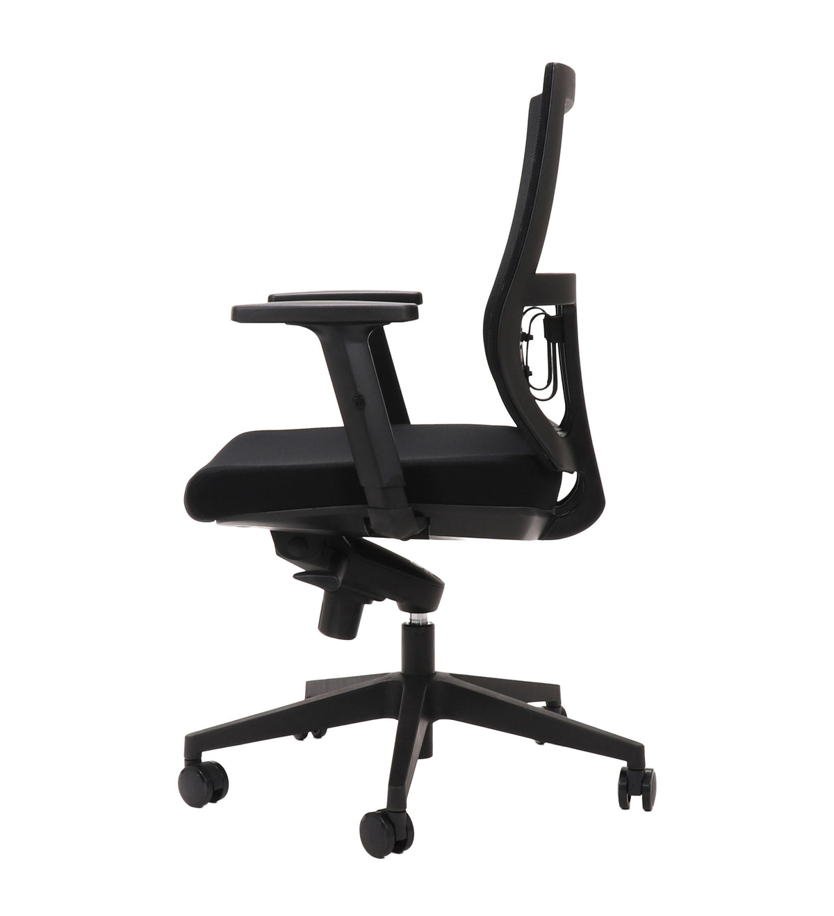 Cascade Mesh Chair base and castor detail for office furniture hire