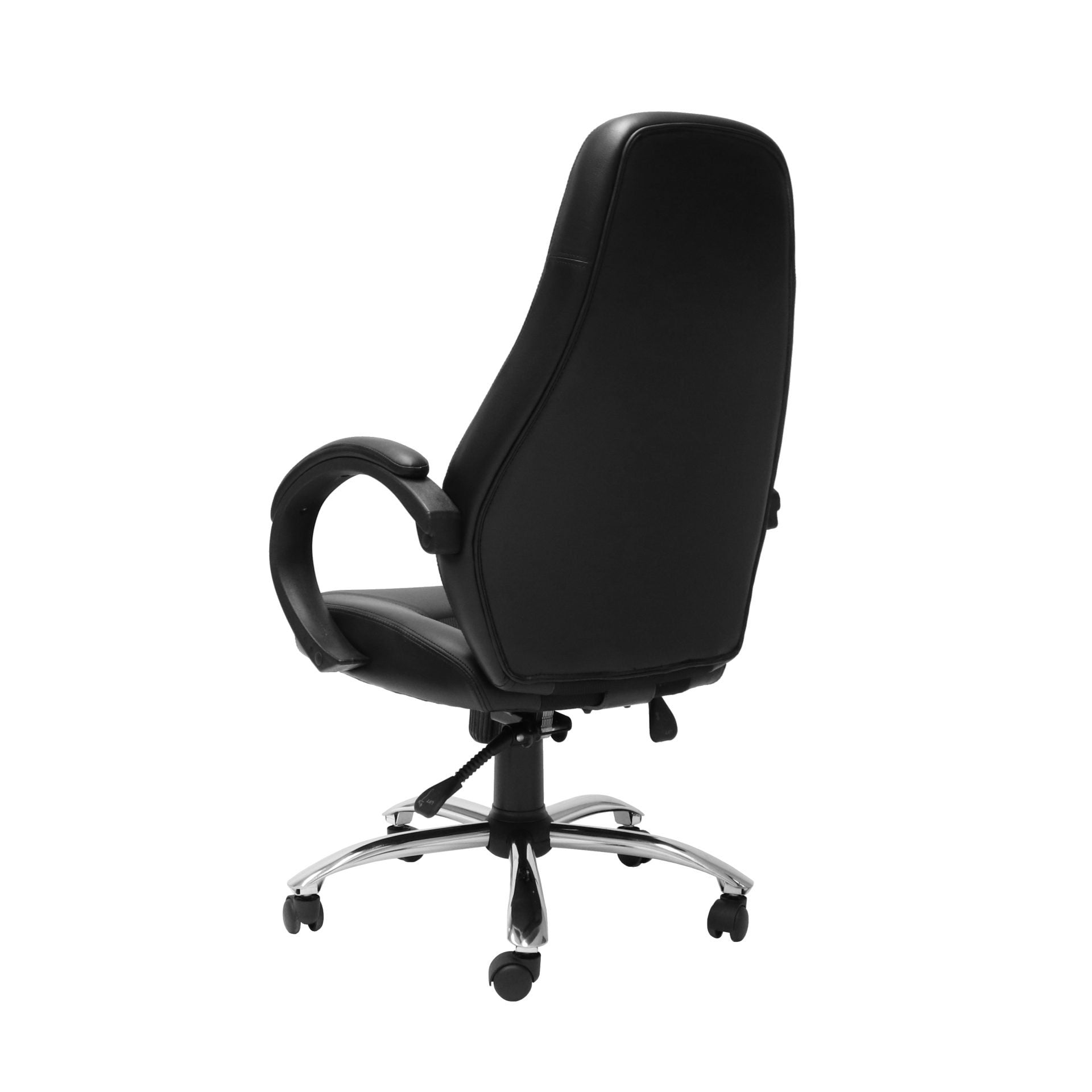 Black CL410 executive chair angled for commercial workstation seating