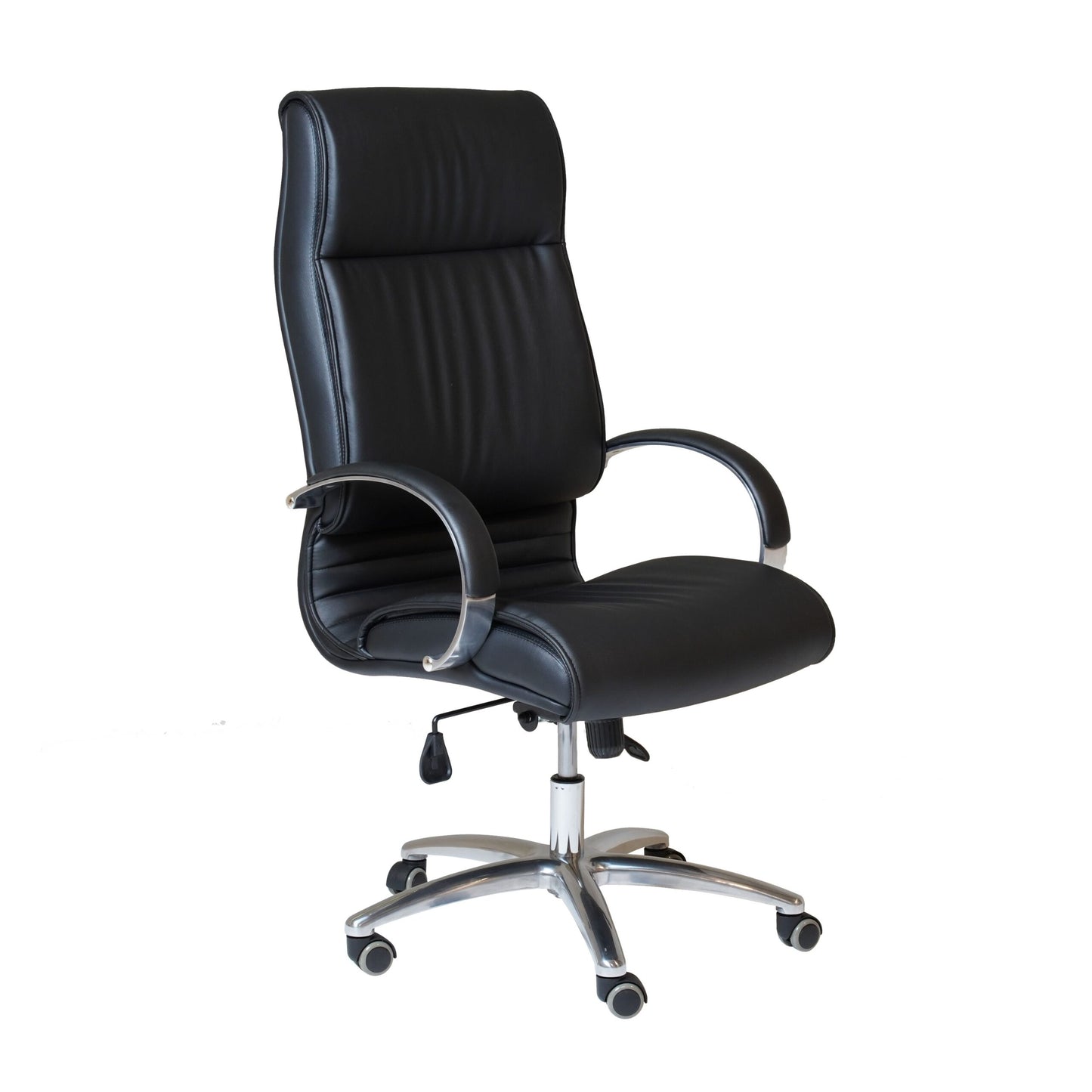 CL820 padded chrome arm detail for executive chair hire